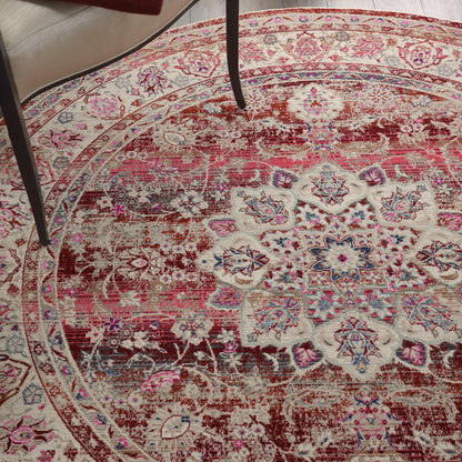 Nourison Home Vintage Kashan  Red  Traditional