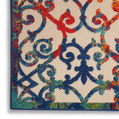 Nourison Home Aloha  Multicolor  Contemporary