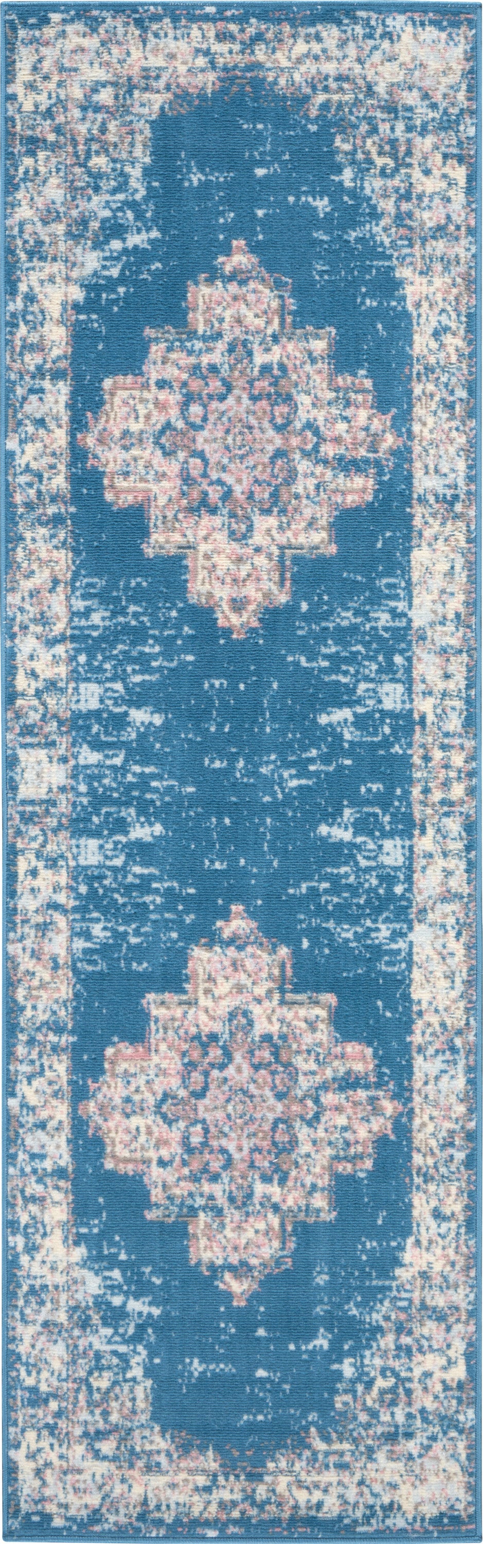 Nourison Home Grafix GRF14 Blue Transitional Power-loomed Rug