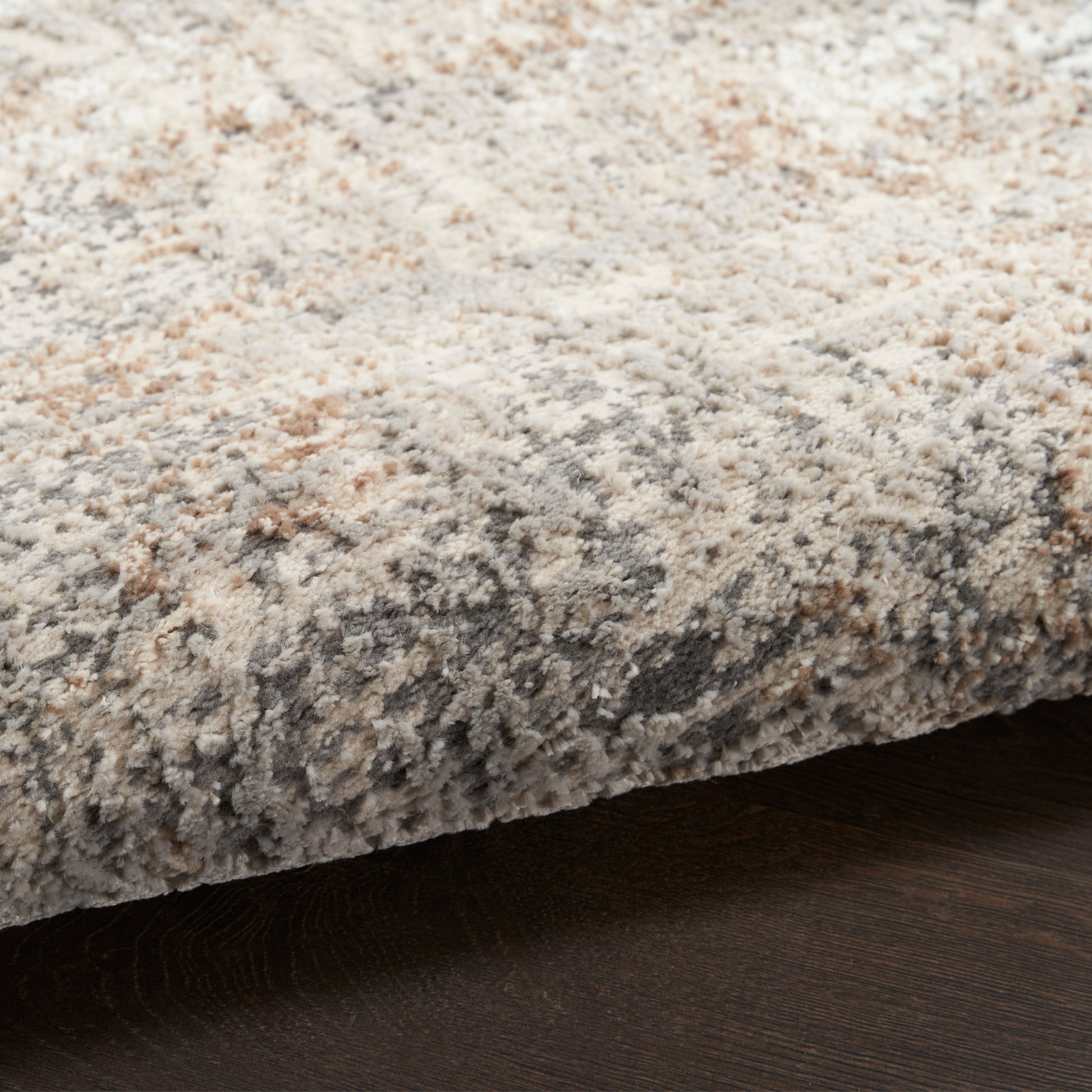 Nourison Home Sustainable Trends  Beige Grey  Contemporary