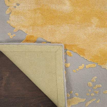 Nourison Home Prismatic  Grey Gold  Contemporary