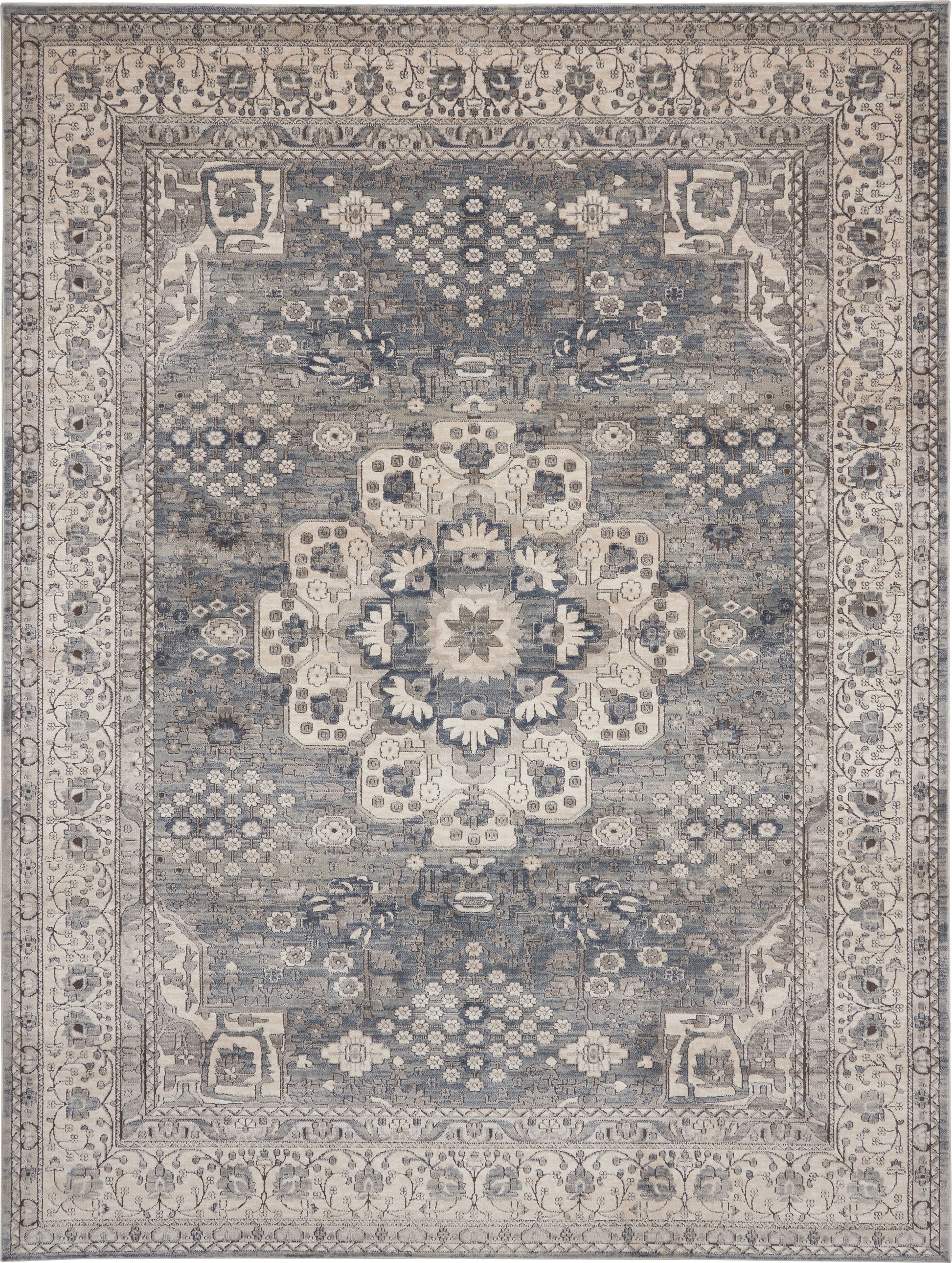 Nourison Home Quarry  Beige Grey  Transitional
