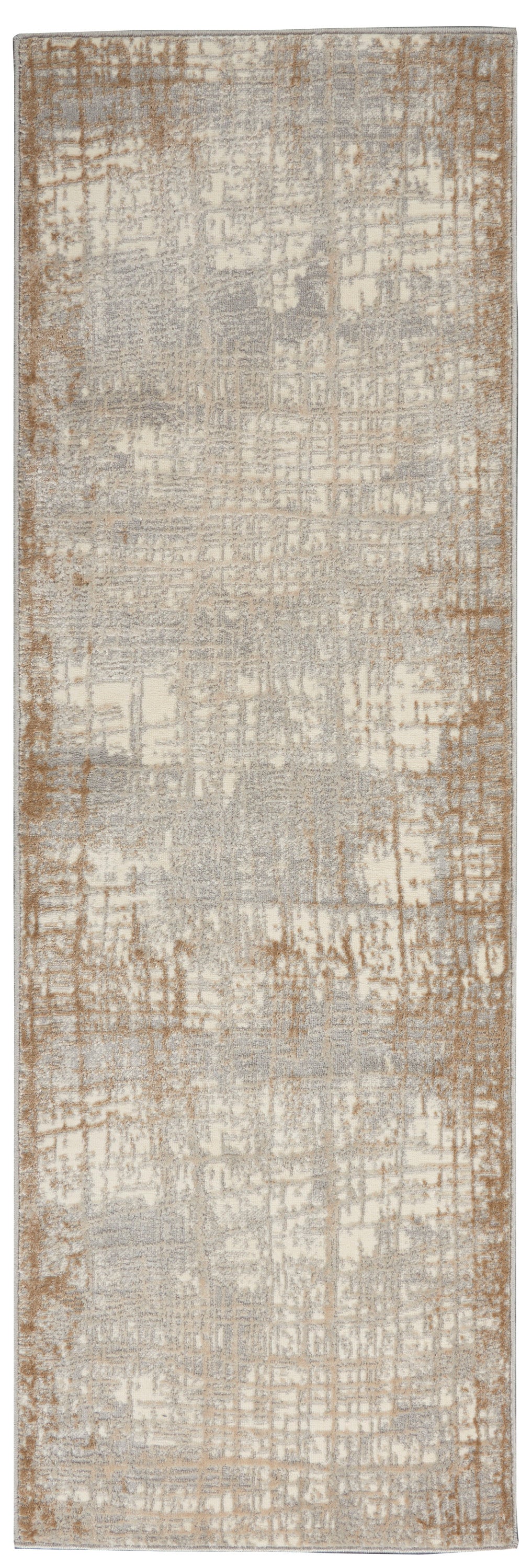 Calvin Klein CK950 Rush CK950 Ivory Taupe Contemporary Power-loomed Rug