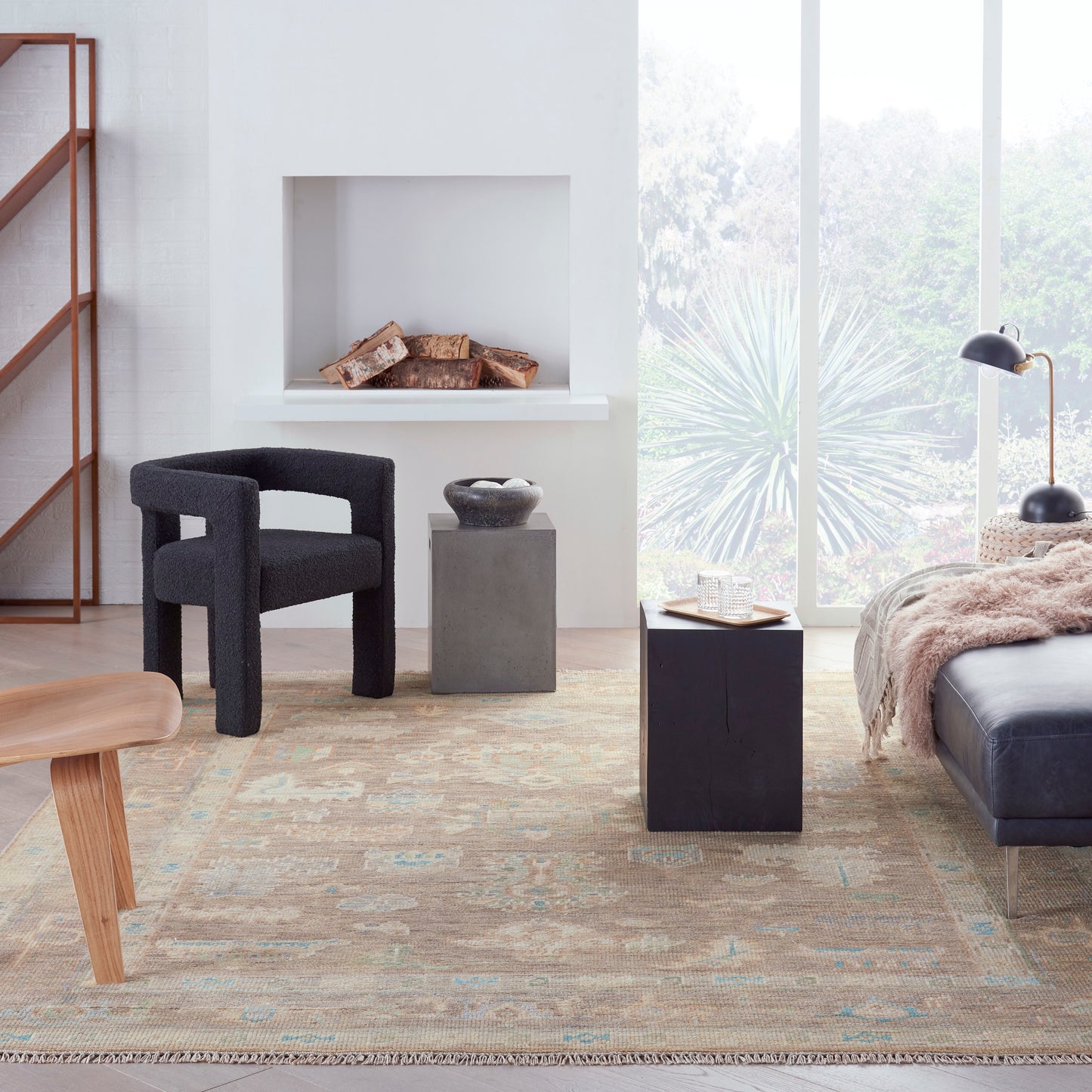 Nourison Home Odessa  Ivory Mocha  Traditional