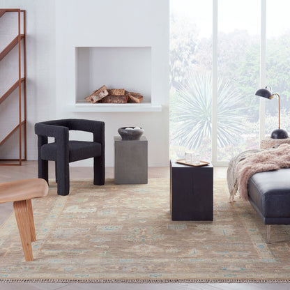 Nourison Home Odessa  Ivory Mocha  Traditional