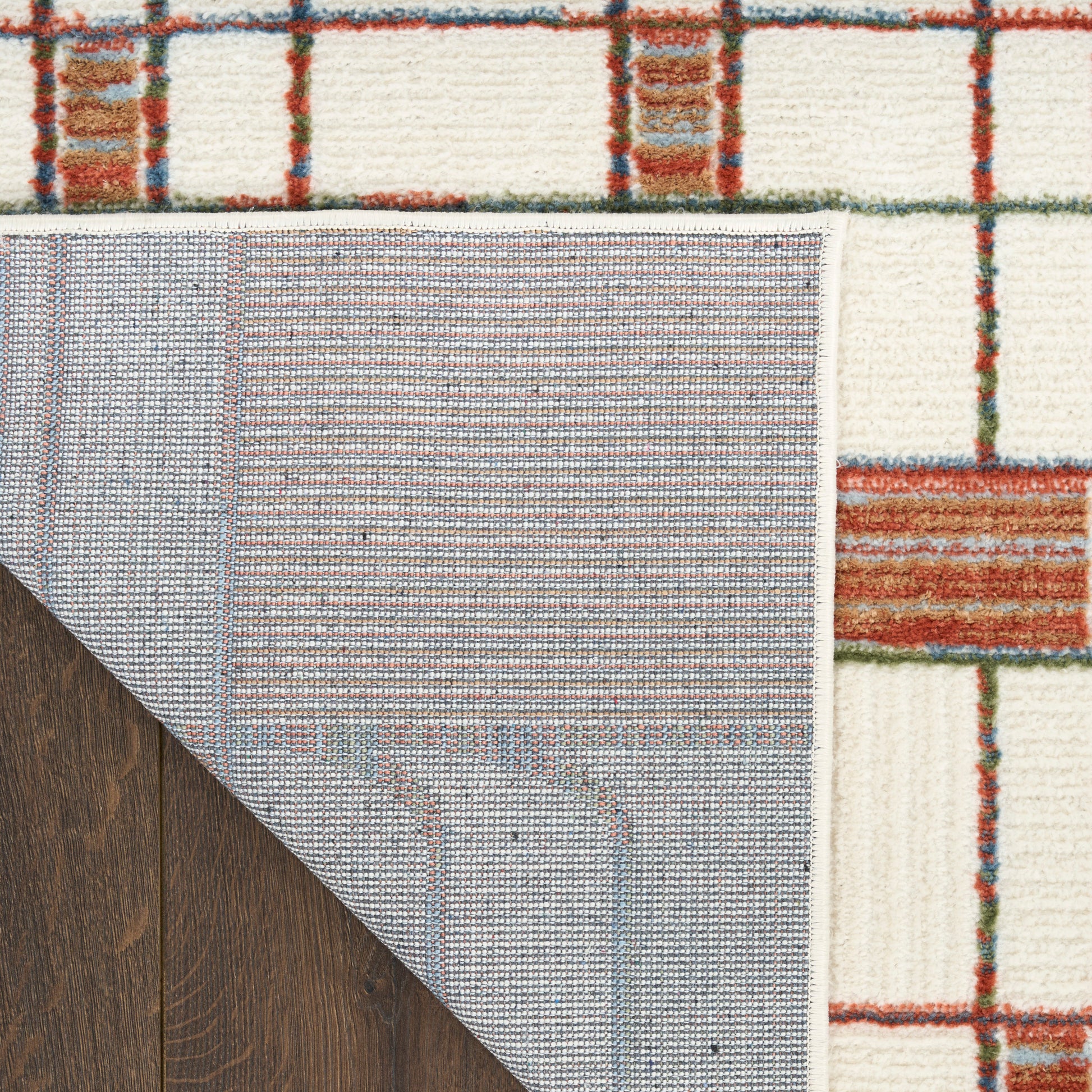 Nourison Home Nordic  Ivory Rust  Contemporary