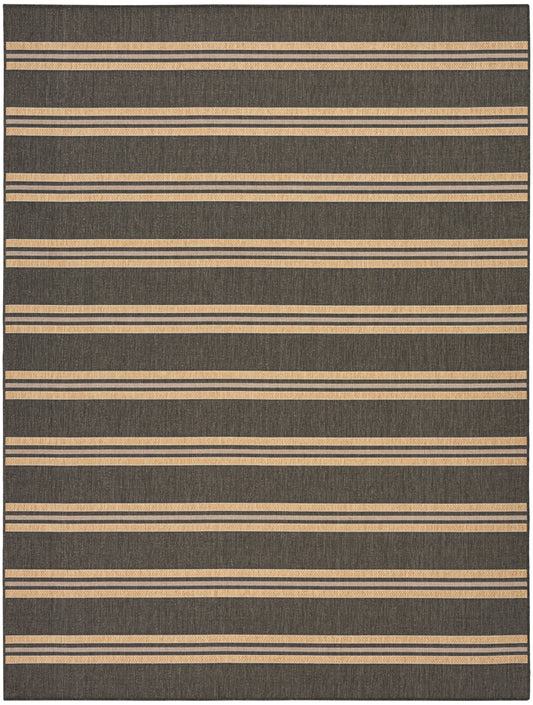 Nourison Home Horizon Indoor/Outdoor  Charcoal  Contemporary