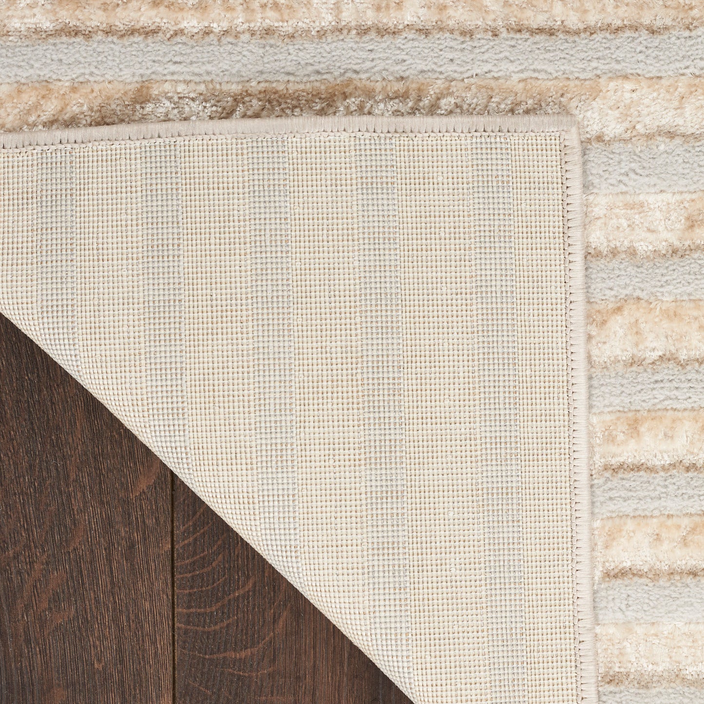 Nourison Home Splash  Beige Silver  Contemporary
