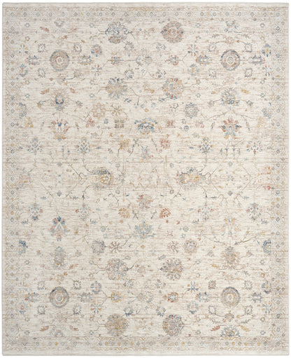 Nourison Home Antique Fusion  Ivory Multicolor  Traditional