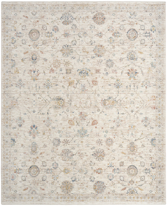 Nourison Home Antique Fusion  Ivory Multicolor  Traditional
