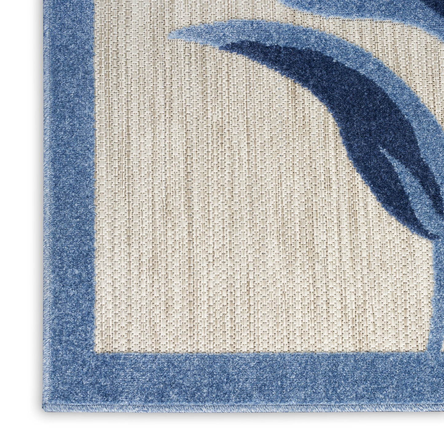 Nourison Home Aloha  Blue Grey  Contemporary