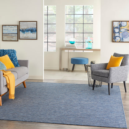 Nourison Home Positano  Navy Blue  Contemporary