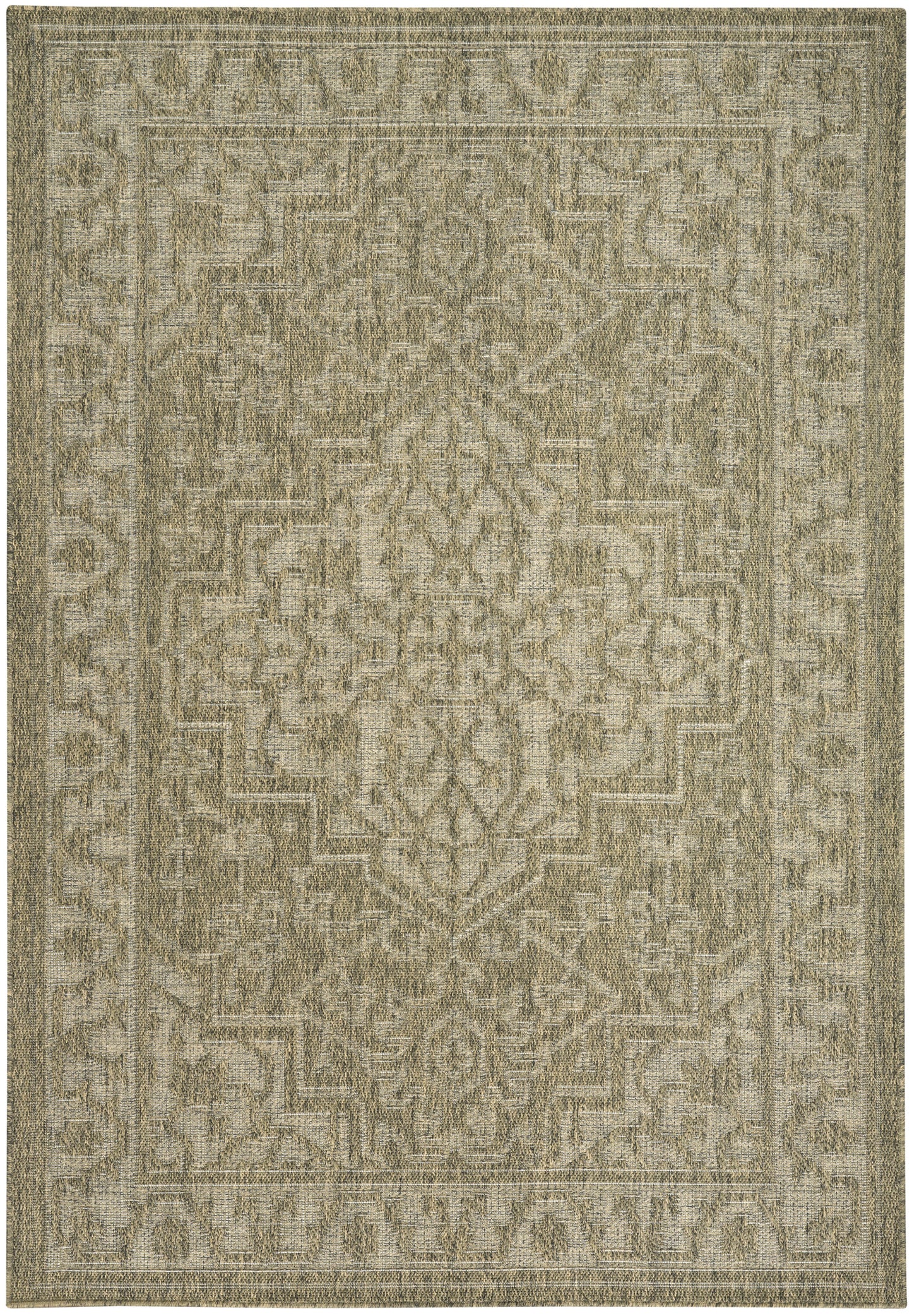 Nourison Home Tulum TLM05 Olive Contemporary Loom-woven Rug
