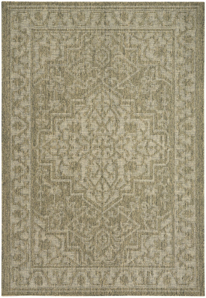 Nourison Home Tulum TLM05 Olive Contemporary Loom-woven Rug