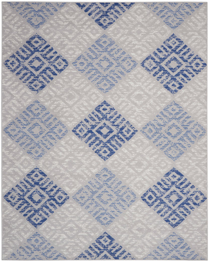 Nourison Home Whimsicle WHS18 Grey Blue Transitional Power-loomed Rug