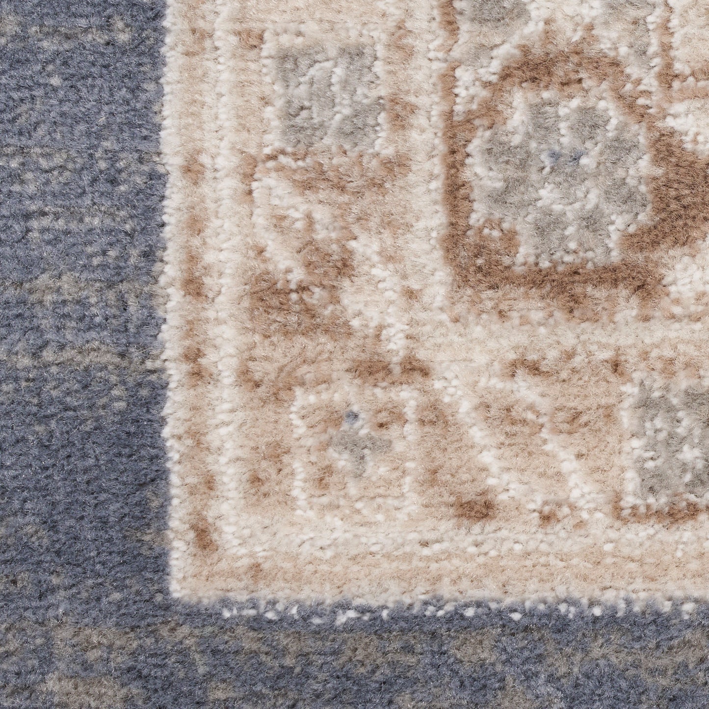 Nourison Home Serenity Home  Ivory Blue  Traditional