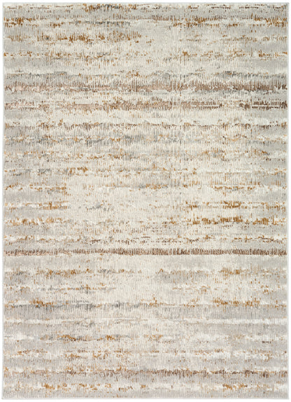 Calvin Klein CK073 Compass CMP01 Ivory Rust Contemporary Power-loomed Rug