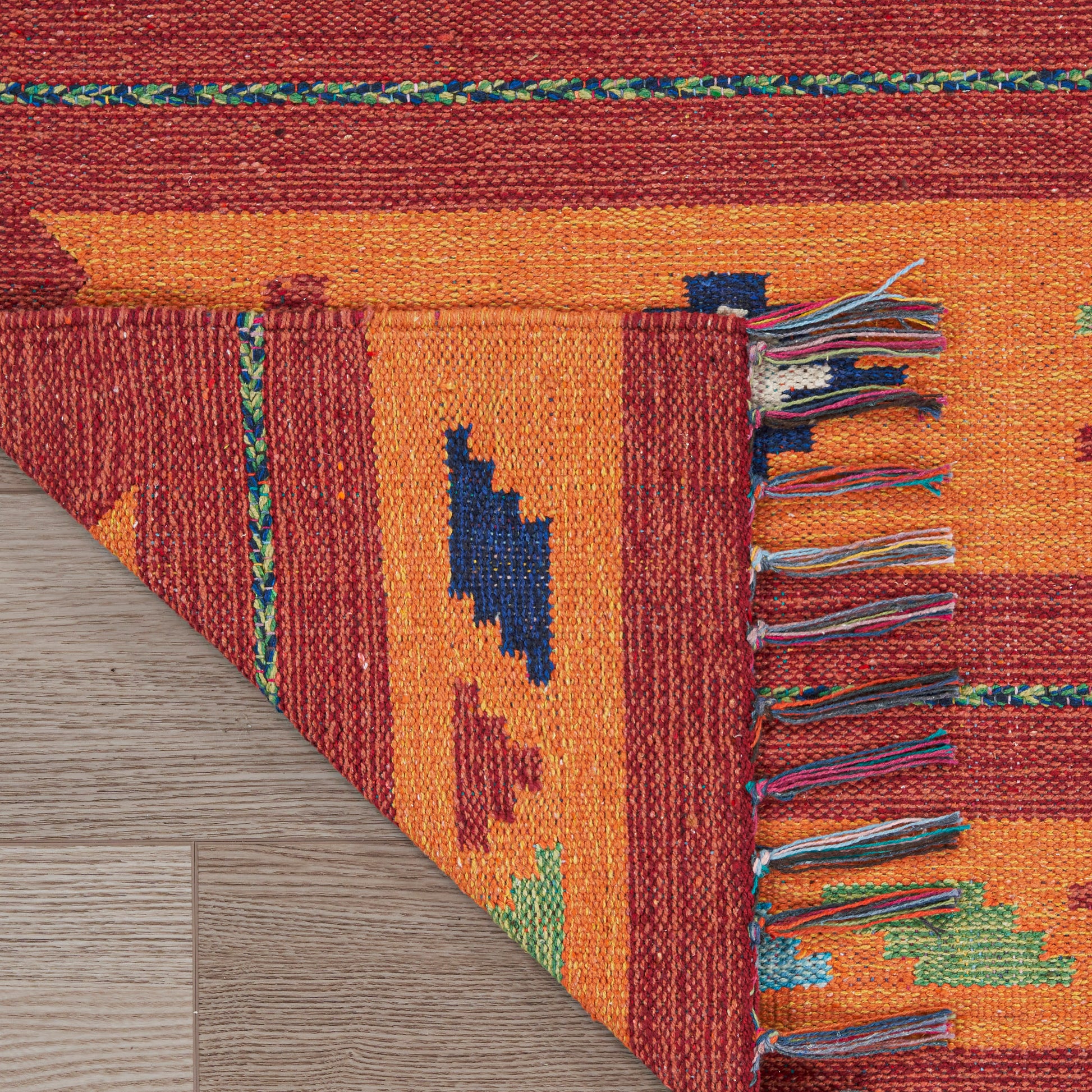 Nourison Home Baja  Orange Red  Transitional