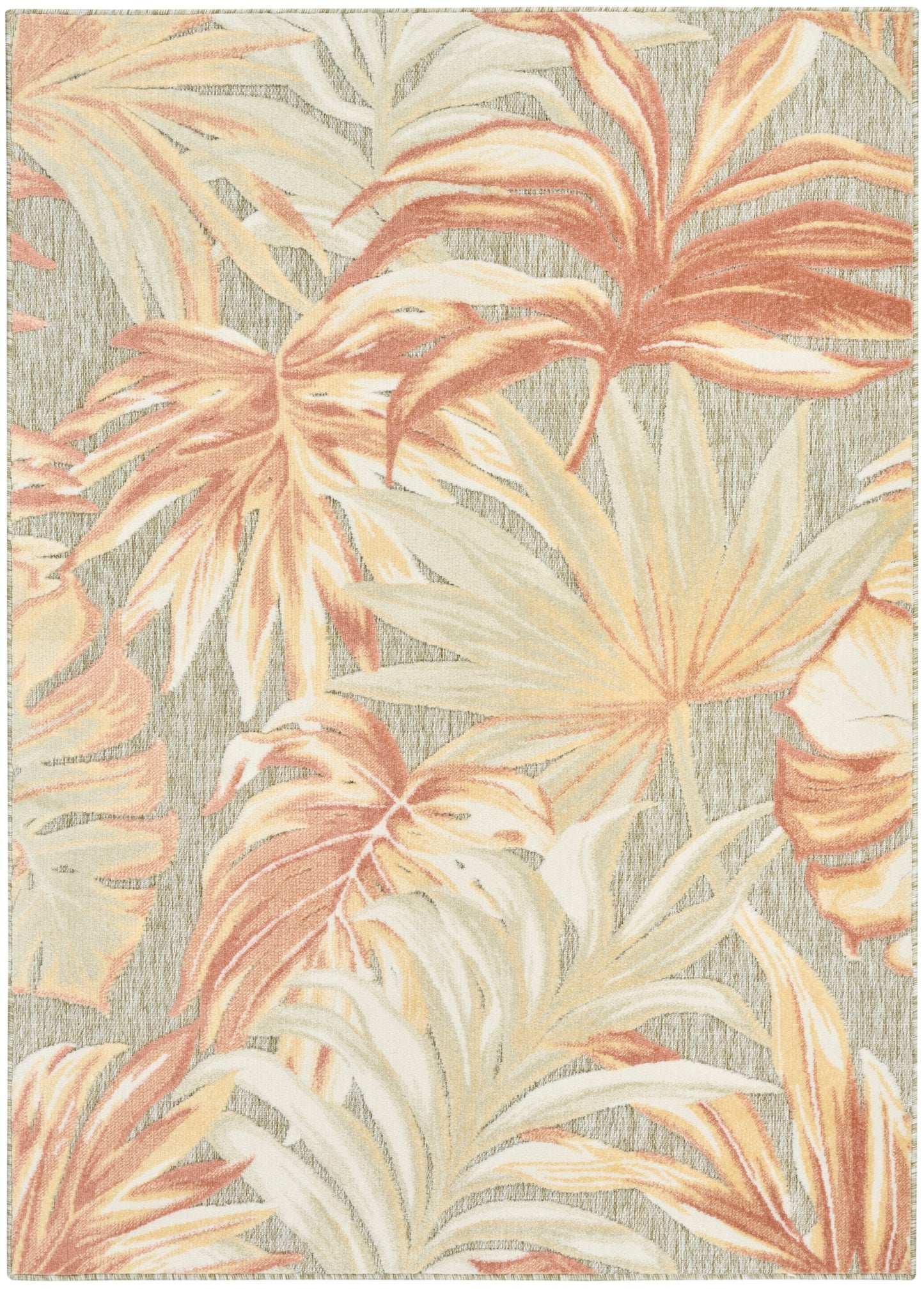 Nourison Home Aloha ALH43 Sage Rose Contemporary Power-loomed Rugs