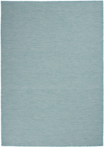 Nourison Home Positano POS01 Aqua Contemporary Power-loomed Rug