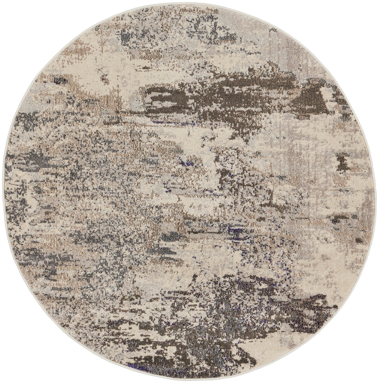 Nourison Home Celestial CES02 Ivory Grey Contemporary Power-loomed Rugs