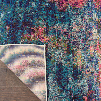 Nourison Home Celestial  Blue Yellow  Contemporary