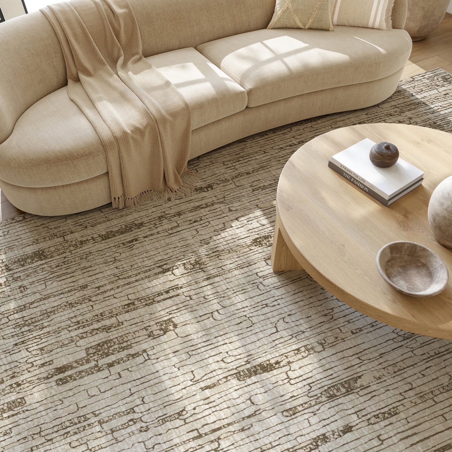 Nourison Home Soft Structure  Mocha  Contemporary