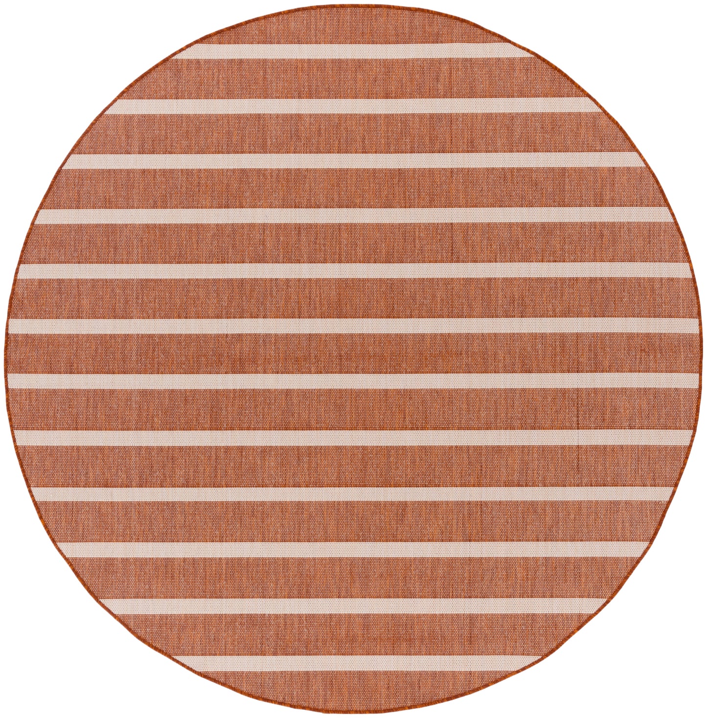 Nourison Home Positano POS03 Terracotta Ivory Contemporary Power-loomed Rug