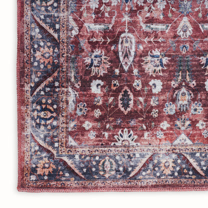 Nourison Home Grand Washables  Brick Ivory  Traditional