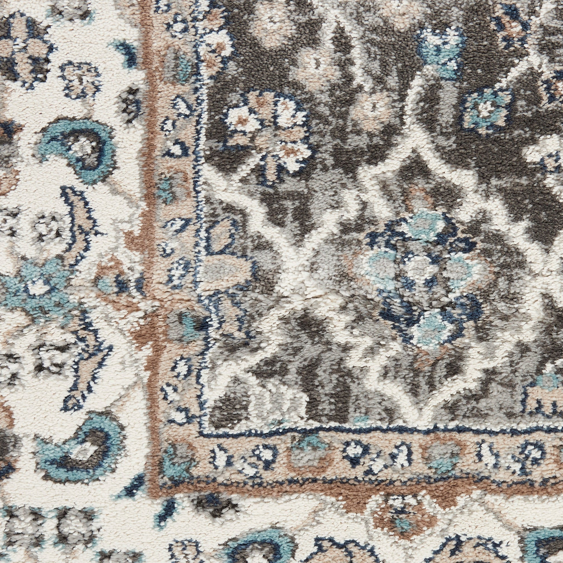 Nourison Home American Manor  Grey Ivory  Traditional