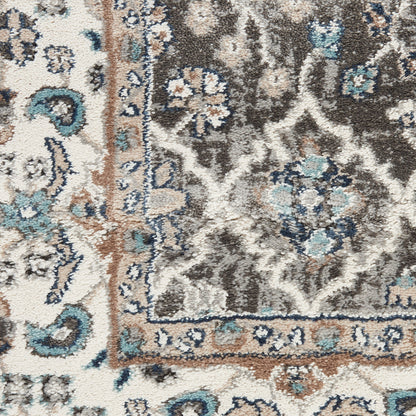 Nourison Home American Manor  Grey Ivory  Traditional