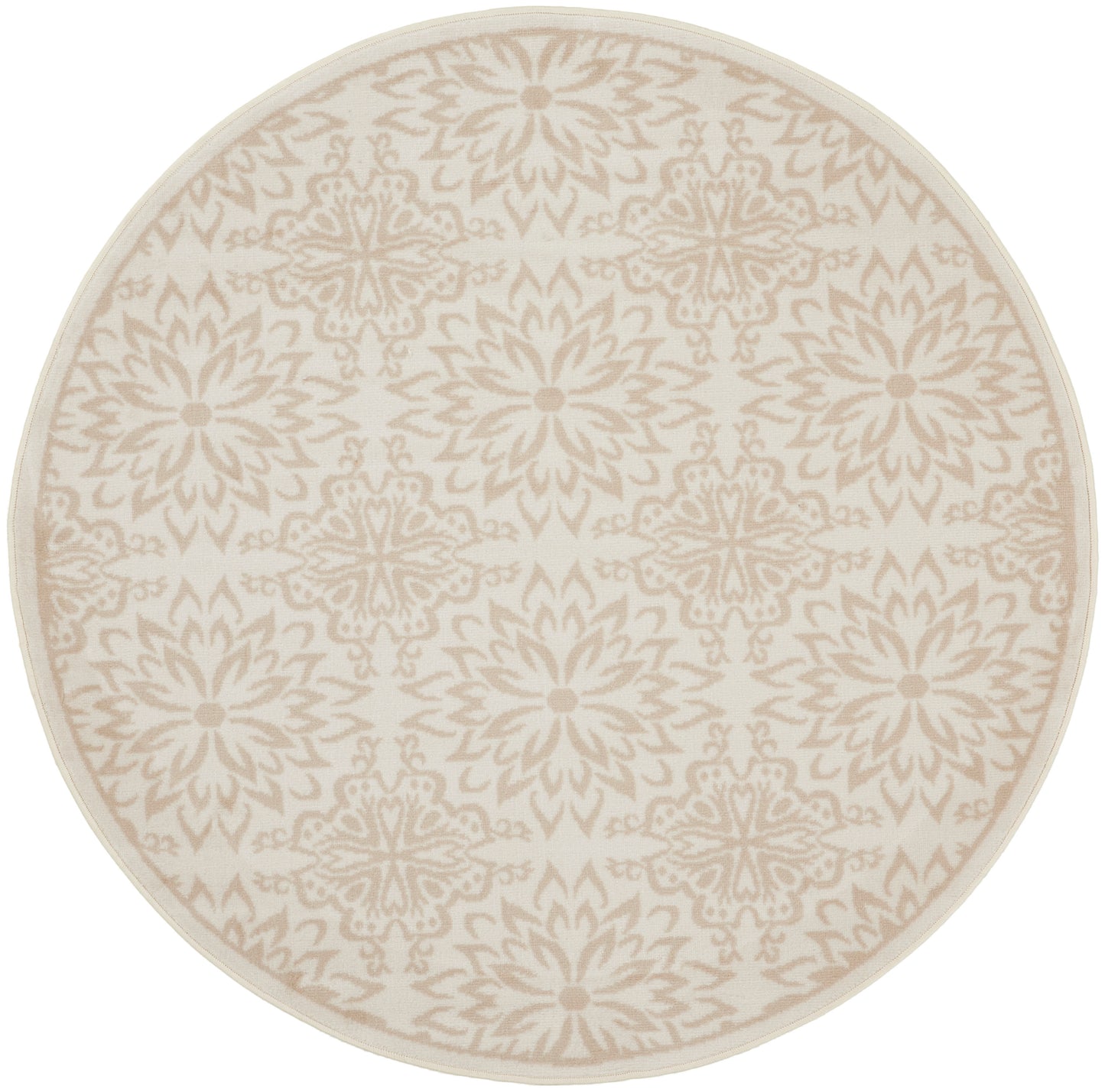 Nourison Home Jubilant JUB06 Ivory Beige Transitional Power-loomed Rug