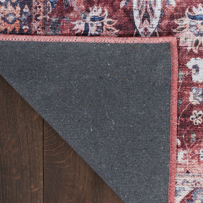 Nourison Home Grand Washables  Brick Ivory  Traditional