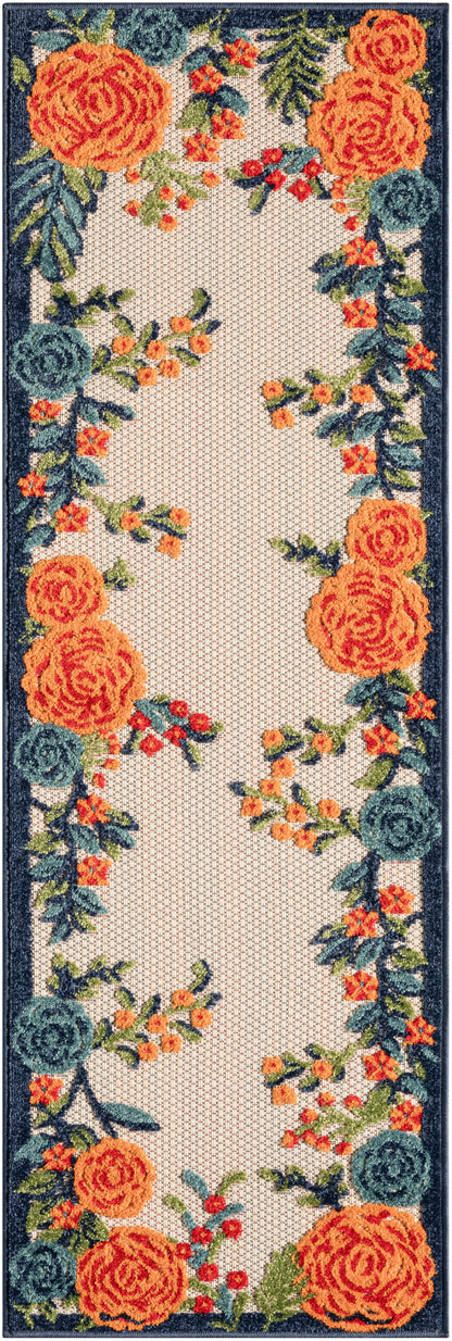 Nourison Home Aloha ALH32 Multicolor Contemporary Power-loomed Rugs