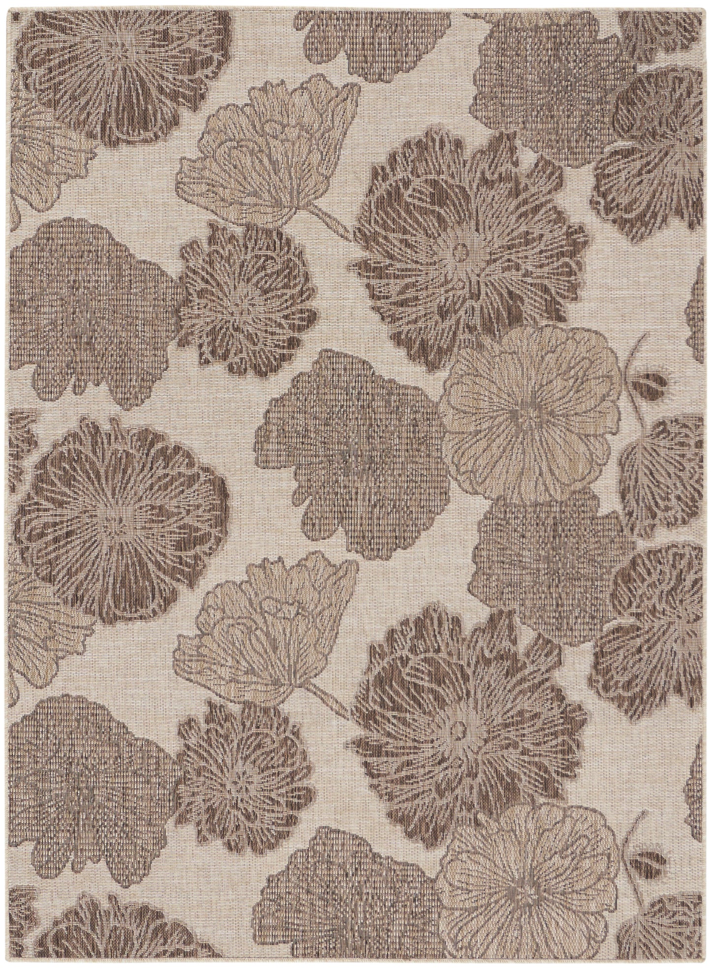 Nourison Home Garden Oasis GOA04 Natural Contemporary Power-loomed Rug