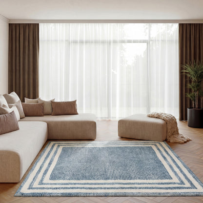 Nourison Home Pacific Shag  Blue Ivory  Contemporary