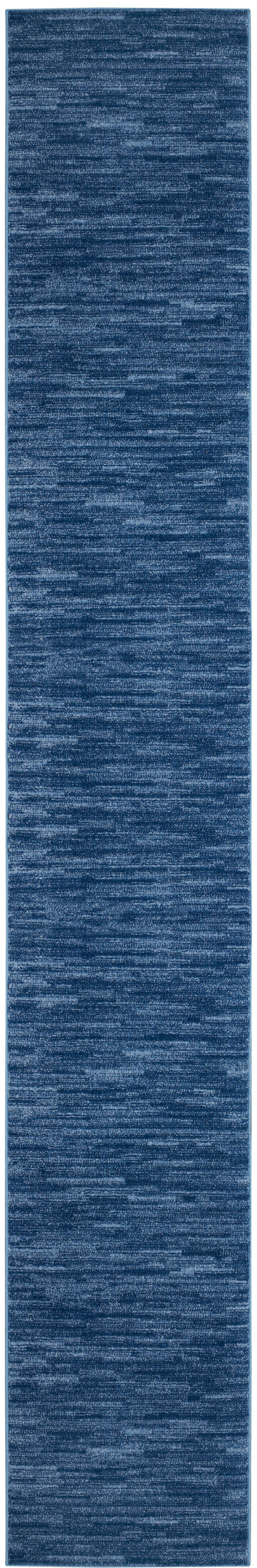 Nourison Home Nourison Essentials NRE01 Navy Blue Contemporary Power-loomed Rug