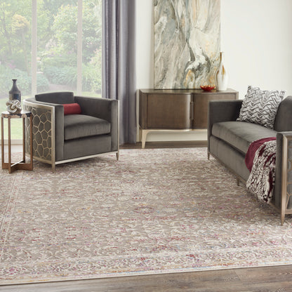 Nourison Home Melody  Grey Multi  Traditional