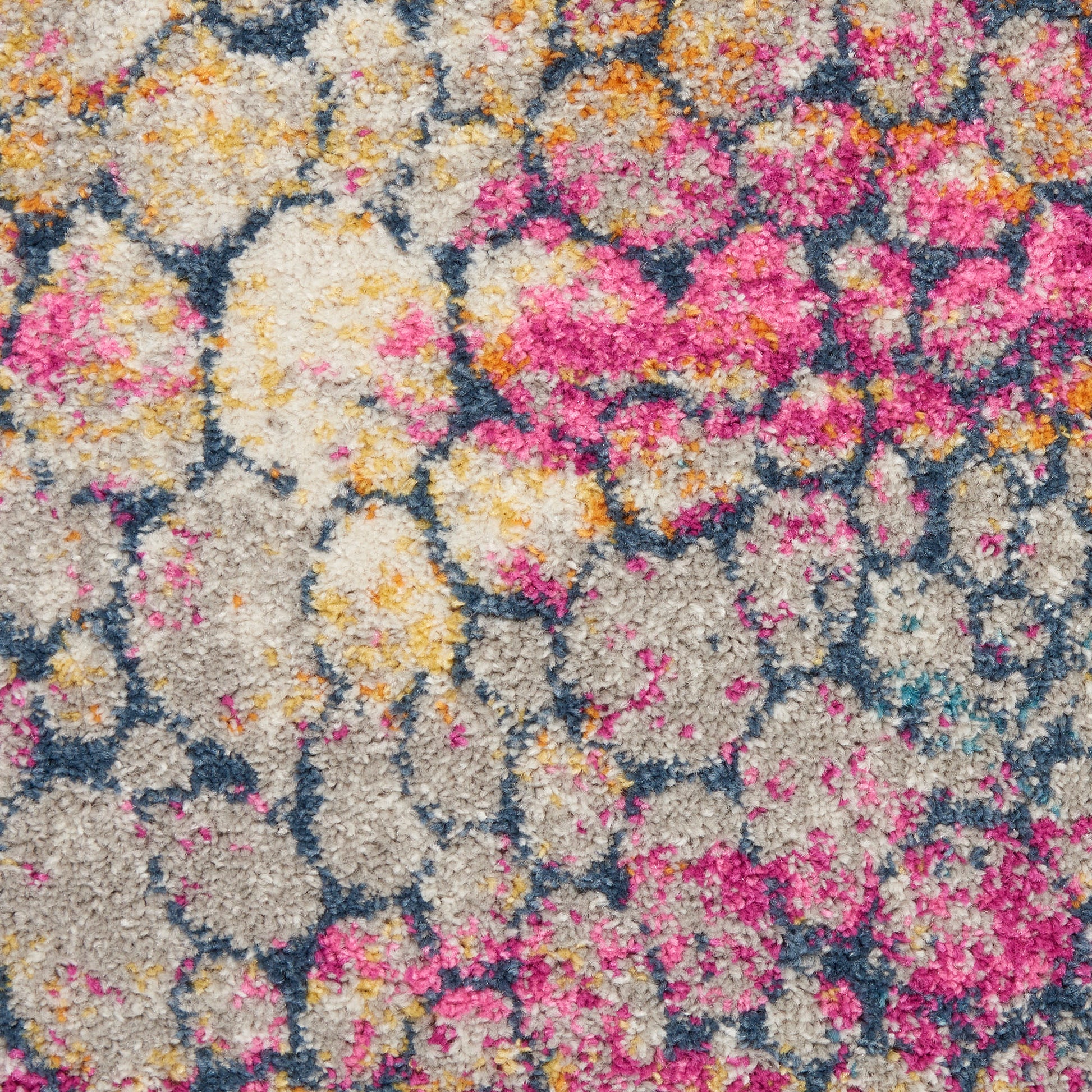 Nourison Home Passion  Yellow Multicolor  Contemporary