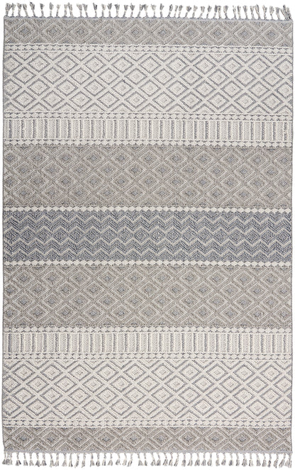 Nourison Home Paxton PAX03 Ivory Slate Contemporary Power-loomed Rug