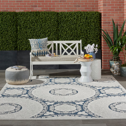 Nourison Home Key Largo  Blue  Contemporary