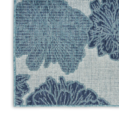 Nourison Home Garden Oasis  Blue  Contemporary