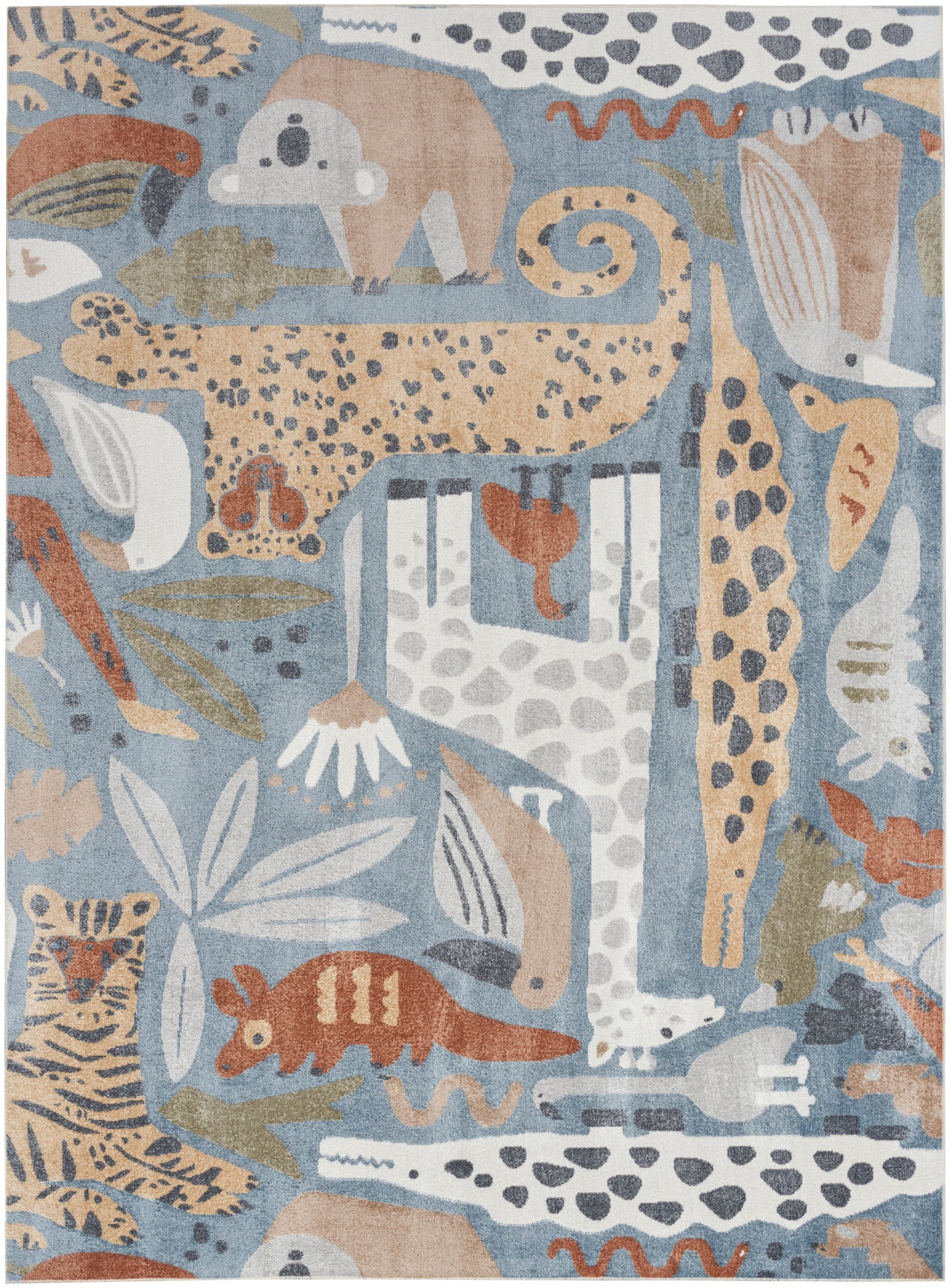 Nourison Home Astra Machine Washable ASW01 Multicolor Contemporary Power-loomed Rug