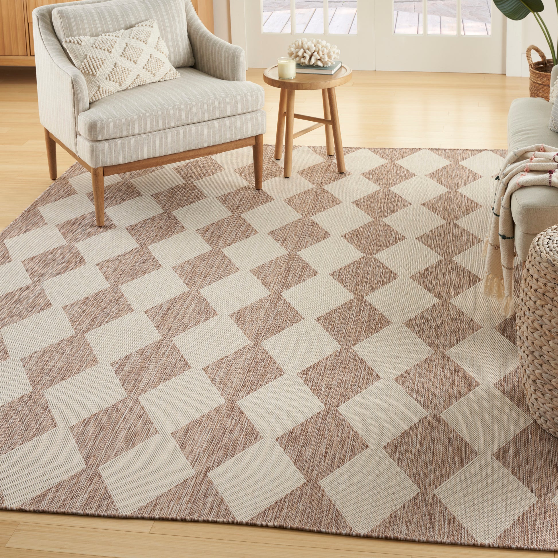 Nourison Home Positano  Beige  Contemporary