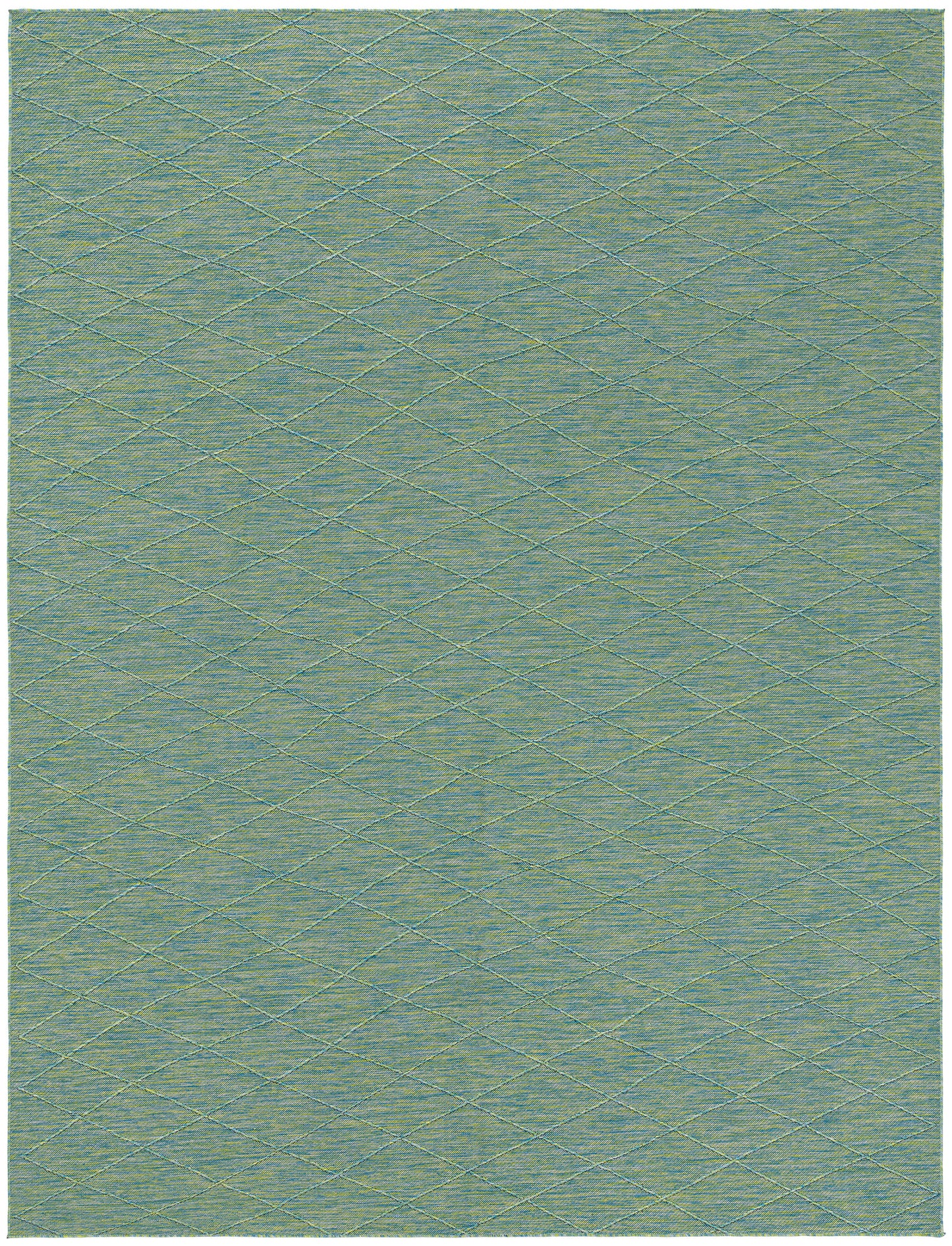 Nourison Home Washable Solutions  Blue Green  Contemporary