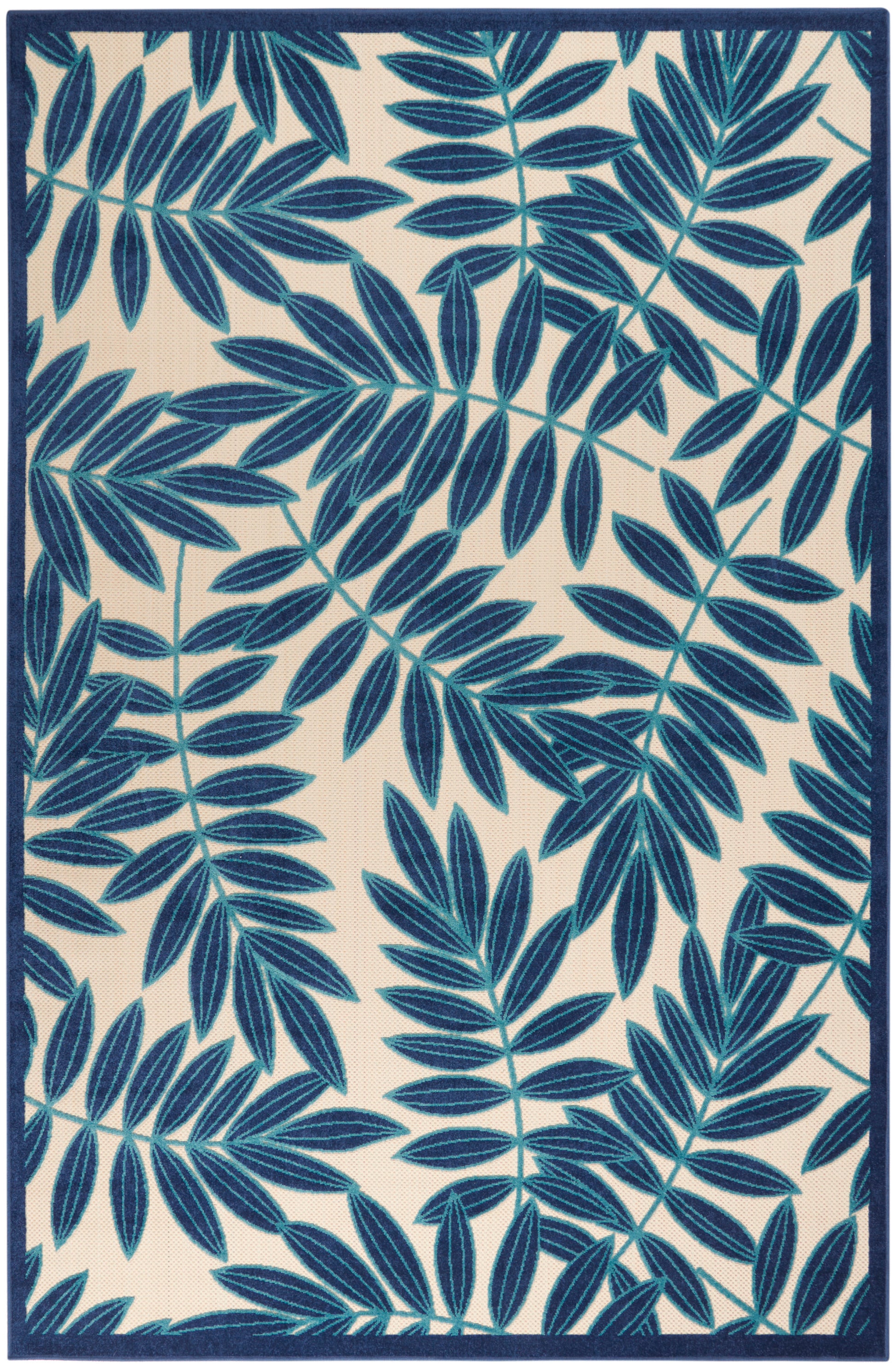 Nourison Home Aloha  Navy  Contemporary