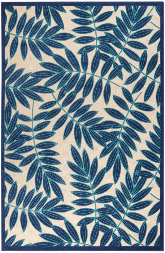 Nourison Home Aloha  Navy  Contemporary