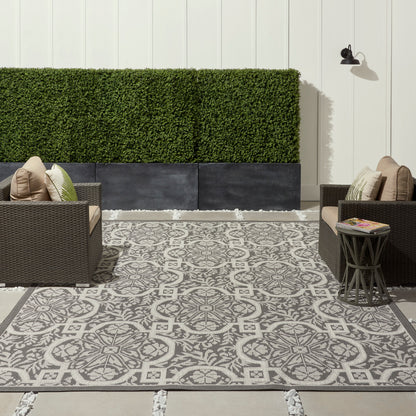 Nourison Home Aruba  Ivory Grey  Transitional