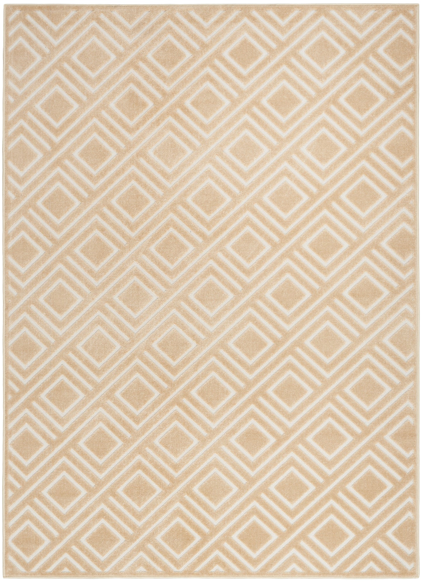 Nourison Home Care Free CAF03 Taupe Contemporary Loom-woven Rug