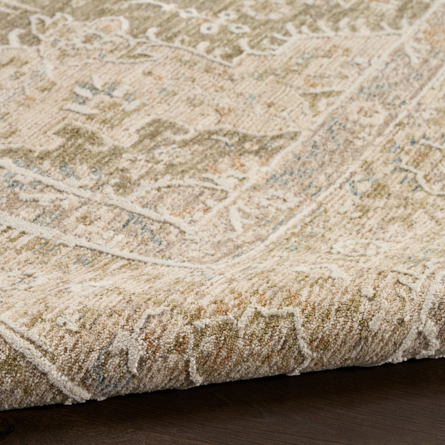 Nourison Home Retreat  Green  Traditional